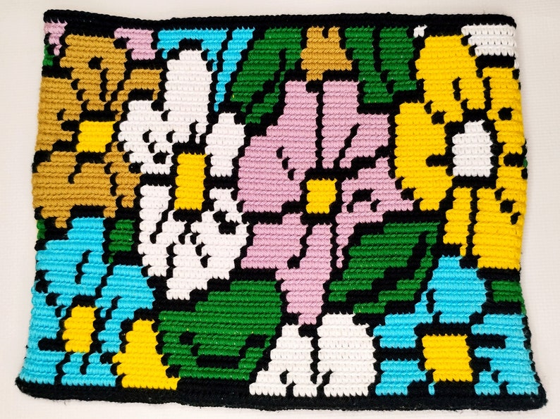 Modello di borsa all'uncinetto Tapestry, modello di borsa all'uncinetto, modello di borsa Mochila, modello di borsa mochila Wayuu, modello di borsa all'uncinetto Tapestry immagine 3