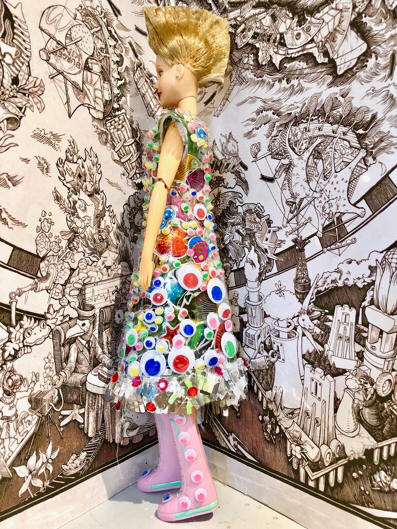 barbie made from recycled plastic