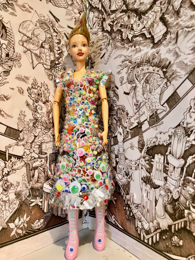 barbie made from recycled plastic