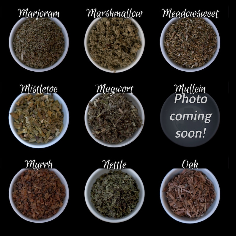 Botanicals for Witchcraft Free Shipping: Herbs, Flowers, Roots, etc, for Incense, Spellwork, and Teas image 6
