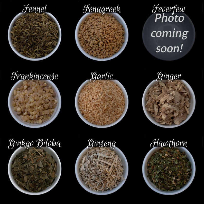 Botanicals for Witchcraft Free Shipping: Herbs, Flowers, Roots, etc, for Incense, Spellwork, and Teas image 4
