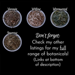 Botanicals for Witchcraft Free Shipping: Herbs, Flowers, Roots, etc, for Incense, Spellwork, and Teas image 9