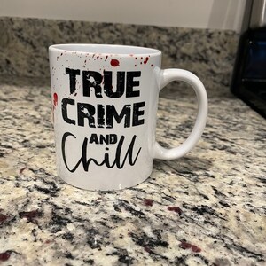 Taza "Crimen real y tranquilidad"