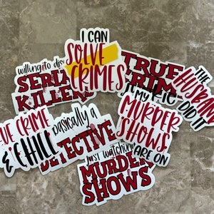 True Crime Sticker