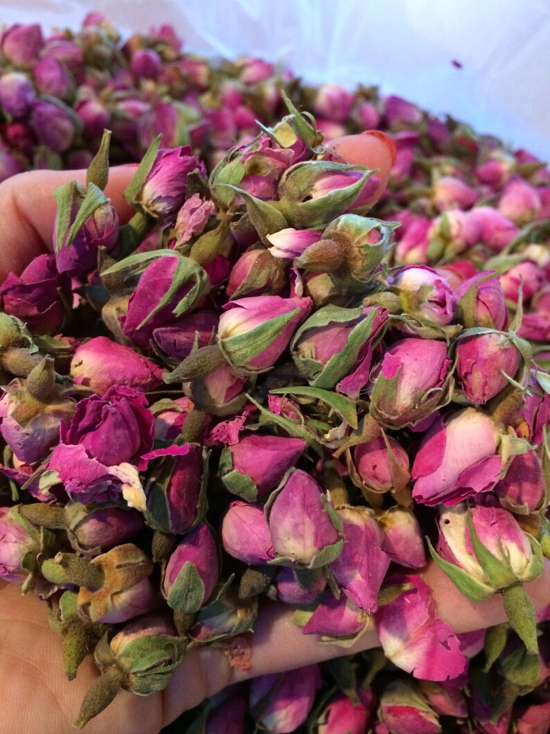 Organic Dried Rose Buds rosa Damascena Etsy