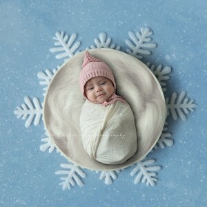 Newborn Digital Backdrop, Digital snowflake Backdrop, Newborn winter Background, Digital Prop, Digital Newborn Prop, bowl Prop