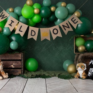 Wild ONE Backdrop, digital Backdrop, where the wild things are Backdrop, safari backdrop, printable backdrop