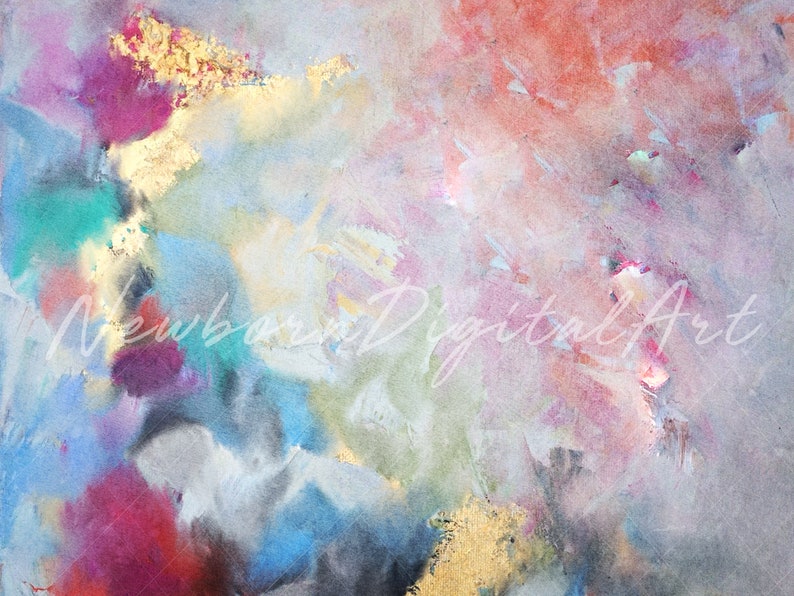 Digital drop abstract painted Backdrop fine art overlay colorful overlay backdrop for photographers Texture Overlay for Photographers