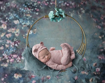 Newborn swing prop, Newborn digital Backdrop, Newborn Background, Digital Prop, Digital Newborn swing prop, dreamcatcher swing, floral swing