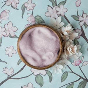 Newborn Digital Backdrop, Newborn bowl prop, Newborn Background, Digital Newborn Prop, bowl Prop, newborn girl, cherry blossoms