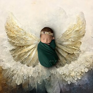 Angel Wings Newborn digital Backdrop, Newborn angel wings, newborn digital, fine art backdrop for newborn photography