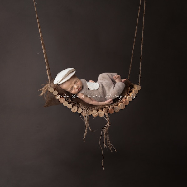 Newborn digital Backdrop, Newborn digital swing, Newborn Background, Digital Prop, Digital Newborn swing prop, wood swing