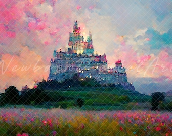 魔法の城の背景、プリンセスの背景、プリンセスの城、印刷可能な背景、城の背景、魔法、シンデレラ城