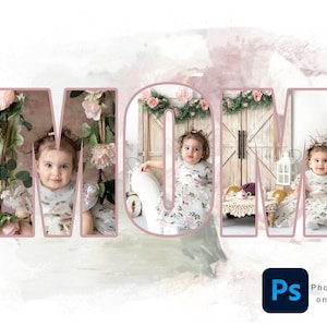 Telón de fondo del día de la madre, fondo digital, imprimible, letras de mamá, telón de fondo digital de mamá, plantilla de mamá, photoshop, arte de pared imprimible