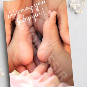 Nuovo bambino, Nuovo arrivo, Biglietti neri, Attività di proprietà di neri, Biglietti fatti a mano, Biglietti afrocentrici, Biglietti A5, Bambina, Nuovi genitori