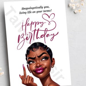 Cartões de mulheres negras, cartões de aniversário para negros, cartões afrocentristas, cartões feitos à mão, negócios de propriedade de negros, cartões culturais,