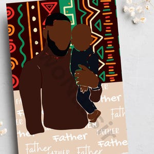 Padri neri, Festa del papà, Biglietti per la festa del papà afrocentrici, Biglietti per lui, Attività commerciali di proprietà di neri, Biglietti fatti a mano,