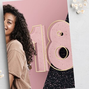 Cartões de felicitações de aniversário, 18º aniversário, cartões afrocêntricos, cartões étnicos, cartões de aniversário para negros, cartões para ela, cartões para mulheres negras