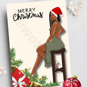 Cartes de Noël, cartes noires, cartes professionnelles appartenant à des Noirs, cartes faites main, cartes vierges, cartes ethniques, cartes afrocentriques,