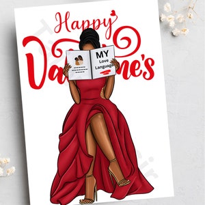 Valentinstagskarten, schwarze Liebe, schwarze Paare, Afrocentric Karten, ethnische Karten, schwarze Karten, Grußkarten, handgemachte Karten, schwarze Paare