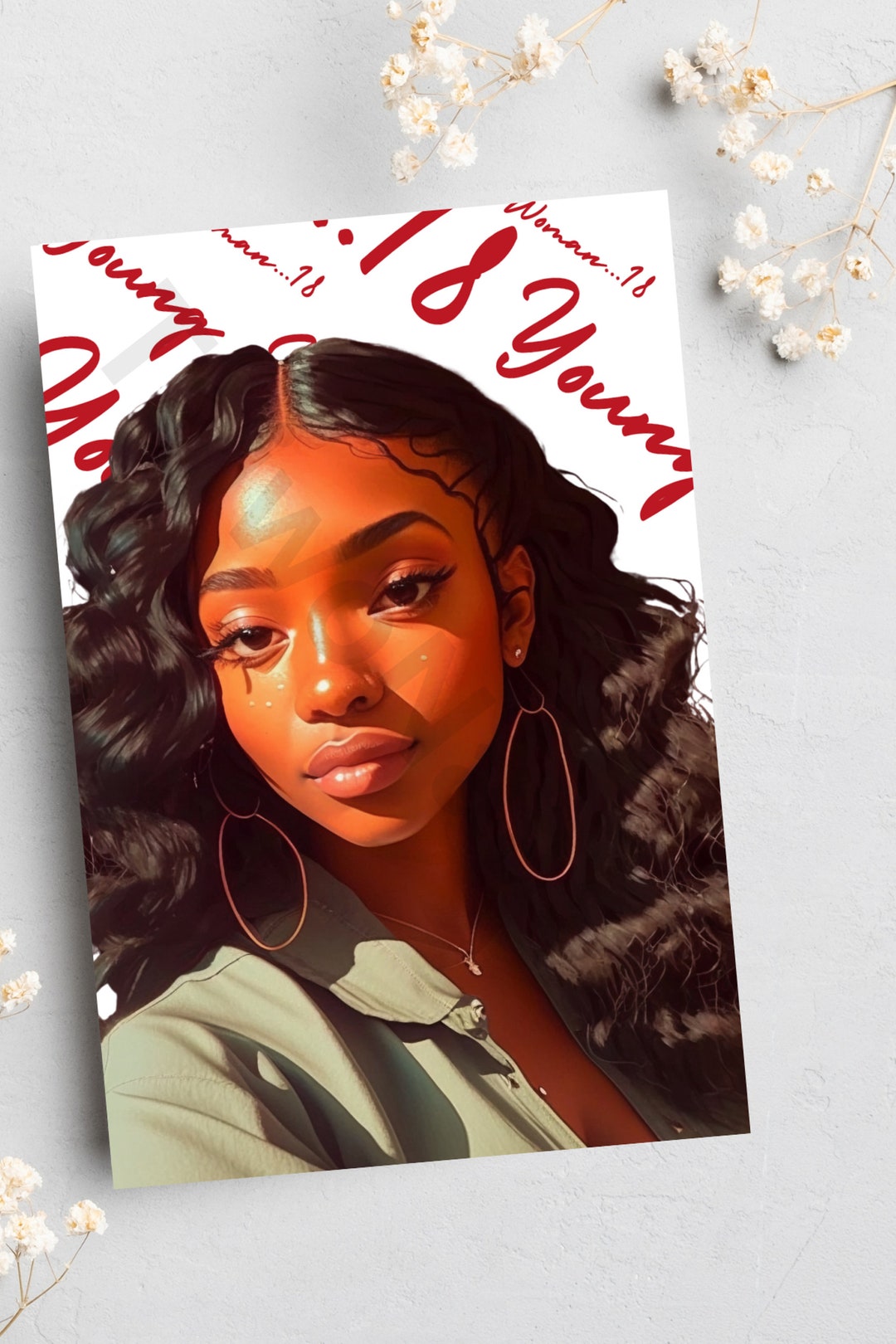 Happy Birthday, Black Greetings Cards, Afrocentric Cards, Ethnic Cards