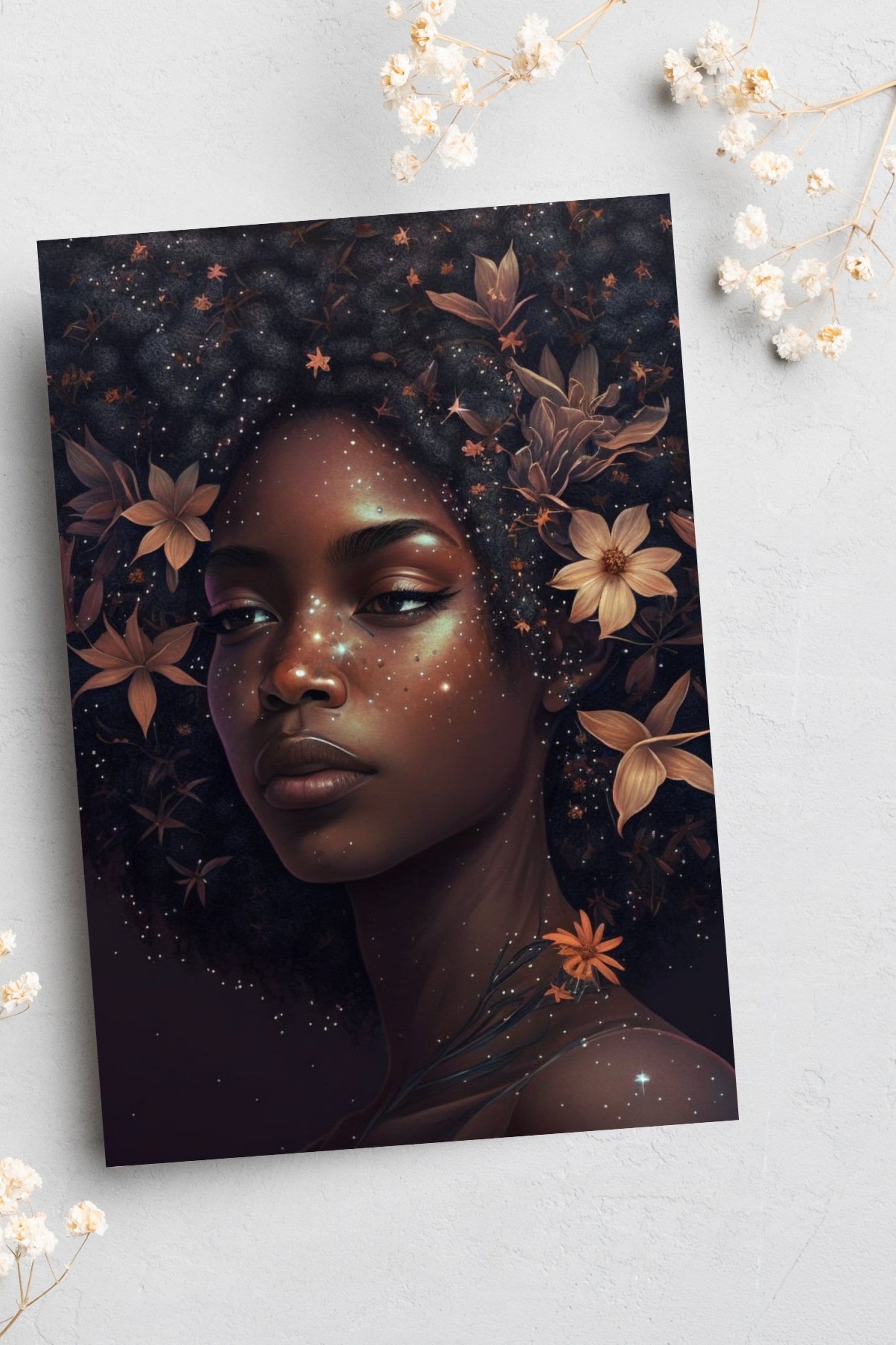 Happy Birthday Black Greetings Cards Afrocentric Cards Etsy