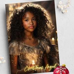 Cartes de Noël, cartes ethniques, cartes de voeux, cartes afrocentriques, cartes de saison faites main, appartenant à des Noirs