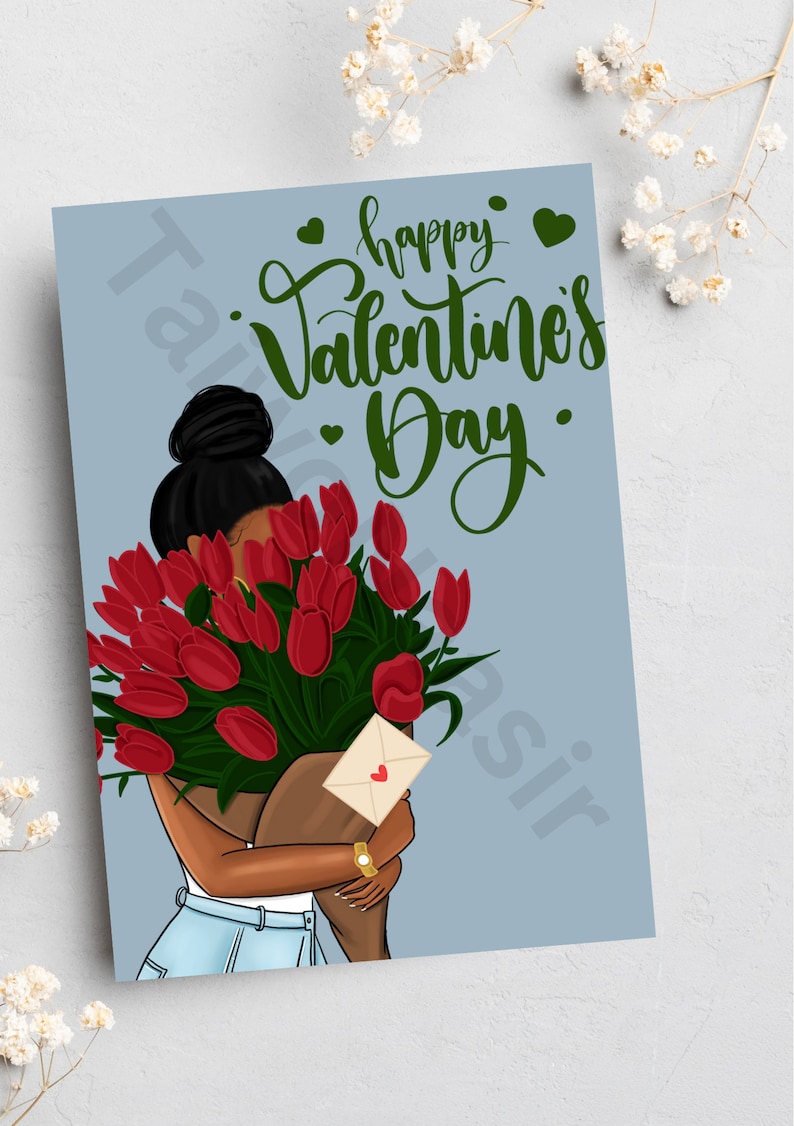 Valentines Cards, Black Love, Black Couples, Afrocentric Cards, Ethnic