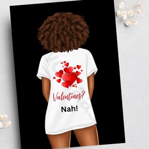 Schwarze Valentinskarten, Schwarze Liebe, Schwarze Frauenkarten, Afrozentrische Karten, ethnische Karten, handgemachte Karten, schwarzes Geschäft,