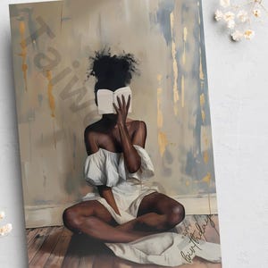 Cartes femme noire, cartes d'anniversaire noires, cartes afrocentriques, cartes faites main, affaires appartenant à des Noirs, cartes culturelles, boutique de cartes noires,