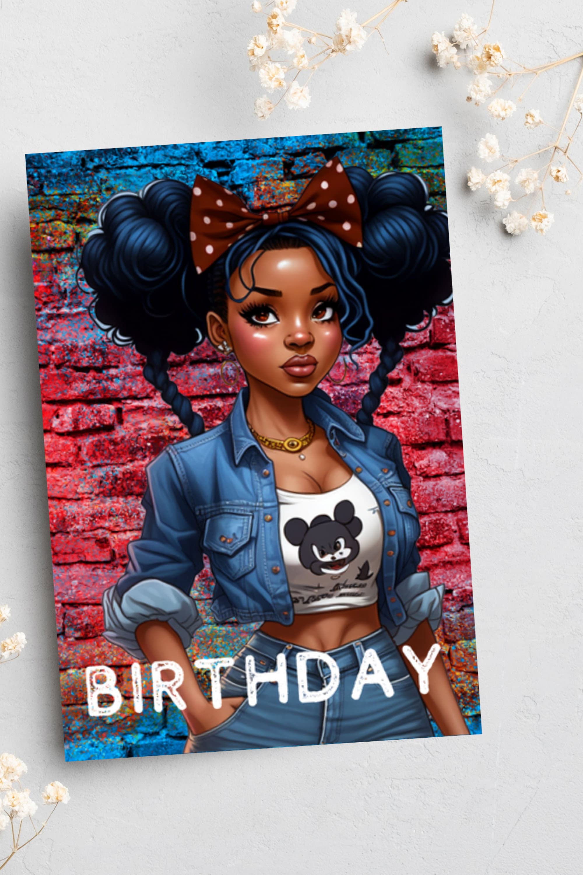 Happy Birthday Black Greetings Cards Afrocentric Cards Etsy UK