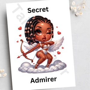 Valentinstagskarten, schwarze Liebe, schwarze Paare, Afrocentric Karten, ethnische Karten, schwarze Karten, Grußkarten, handgemachte Karten, schwarze Paare