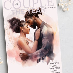 Hochzeitskarten, Jahrestagskarten, schwarzes Paar, schwarze Liebe, schwarzes Geschäft, handgemachte Karten, afrozentrische Karten, schwarze Karten,