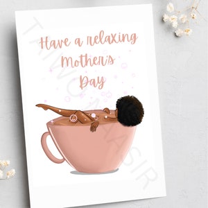 Día de la Madre, Tarjetas negras, Propiedad de negros, tarjetas étnicas, tarjetas afrocéntricas, tarjetas hechas a mano, tarjetas para madres, tarjetas para mujeres
