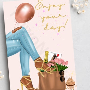 Cartões de aniversário, cartões pretos, cartões de felicitações, cartões étnicos, cartões afrocêntricos, cartões em branco, cartões A5, cartões para mulheres