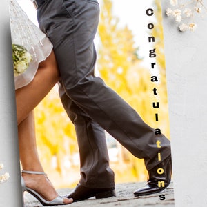 Hochzeitskarten, Schwarze Grußkarten, Afrozentrische Karten, Ethnische Karten, Schwarze Hochzeit, Hochzeitstag, Schwarzes Paar, Schwarze Liebe