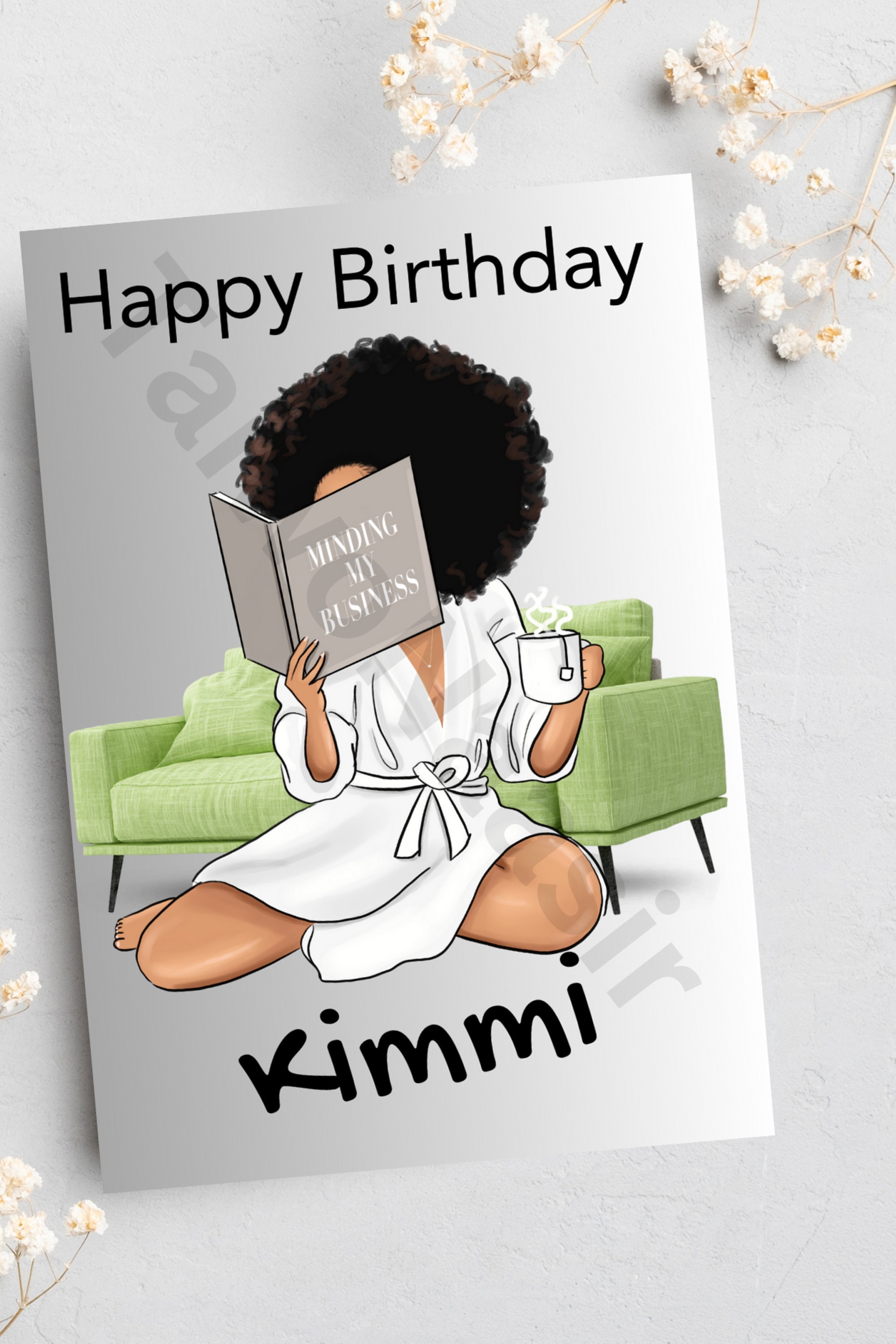 Birthday Greetings Cards, Black Greetings Cards, Cards for Women