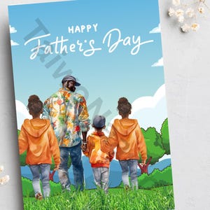 Cartões para o Dia dos Pais Negros, Cartões para Homens Negros, Cartões de Saudações Negros, Cartões Afrocêntricos, Cartões Étnicos, Cartões para Ele, Cartões Feitos à Mão,