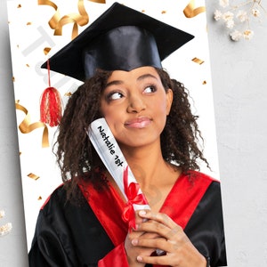 Remise de diplôme, personnalisé, Félicitations, Uni, cartes afrocentriques, cartes noires, carte ethnique, cartes pour elle, cartes de voeux noires