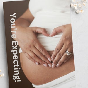 Cartões de felicitações para futuras mamães, cartões de felicitações para negros, cartões para mulheres, cartões afrocêntricos, esperando um bebê, futuras mamães negras