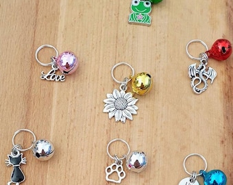 Silver Cat Collar Charms, With Bell,  Choose Your Favourite, Collar Decoration, Cat Jewellery