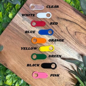 Straw Charm, Acrylic Blank, Straw Charm Topper, Tumbler Charm Accessory, DIY Blank, Tumbler Charm Holder Attachment, 10mm straw, 30/40 oz