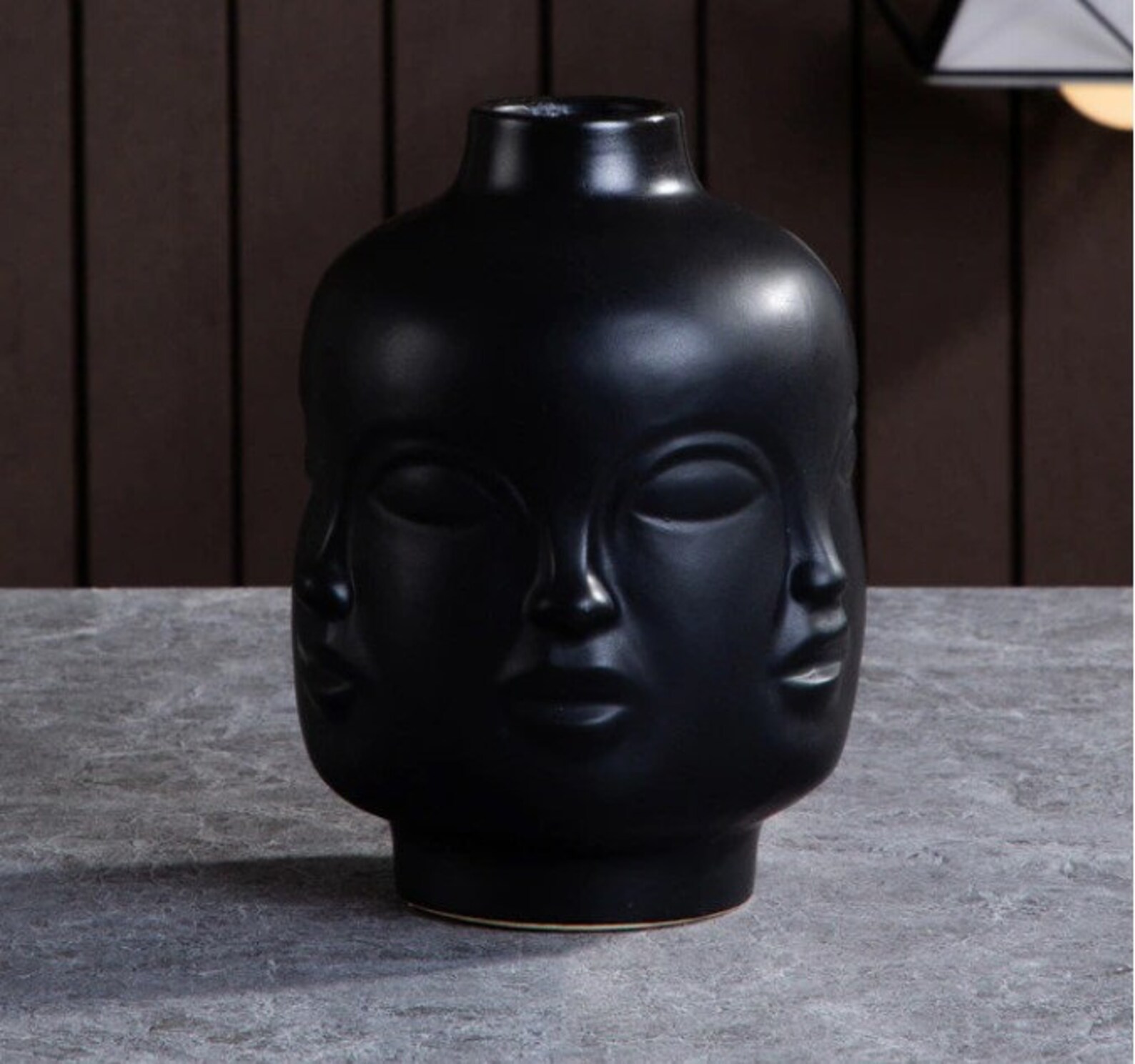 Vase à visage humain Vases en céramique Pot de fleurs Etsy