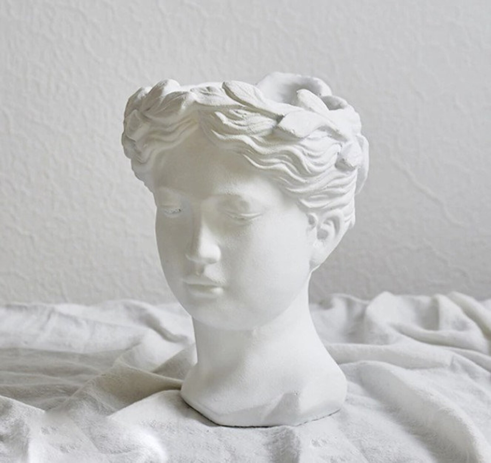 Woman Face Vase Goddess Head Vases Female Greek Pot Etsy