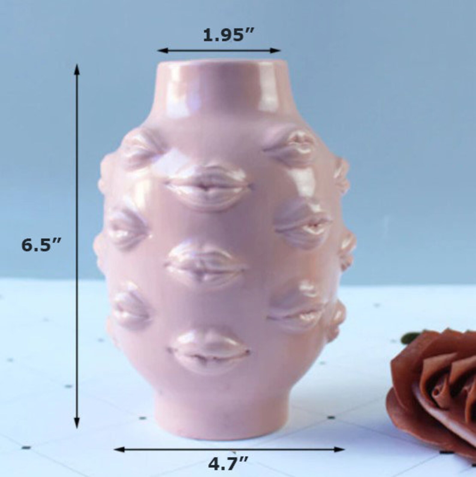 Female Body Vase Lips Kiss Vase Ceramic Vase Body Shaped Etsy