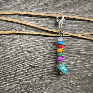Phlebotomy Blood Draw Order Charms w/Semiprecious Stone