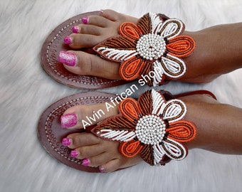 Gladiator sandals, women sandals, beaded sandals, summer sandals, handmade sandals, leather sandals