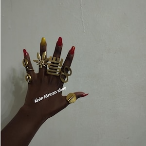 5 brass rings,wholesale brass rings,statement rings,adjustable brass rings,boho brass rings,African brass rings,big brass rings.