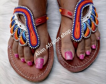 Gladiator sandals, women sandals, beaded sandals, summer sandals, handmade sandals, leather sandals