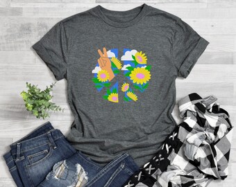 World Peace Tee, Equality Shirt, Teach Peace Shirt, Kindness Shirt, Peace Love Shirt, Power Of Love, Peace Shirt, Positive Energy Shirt